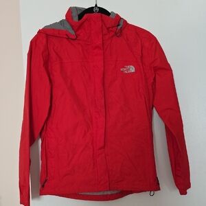 The North Face Women's Vibrant Red Rain Jacket